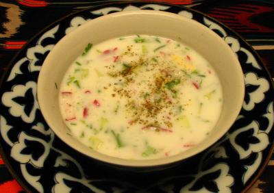 Description of the dishes on the picture