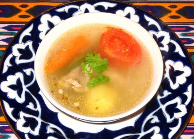 Description of the dishes on the picture