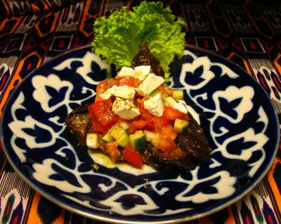 Description of the dishes on the picture