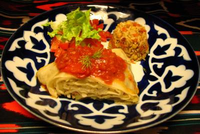 Description of the dishes on the picture
